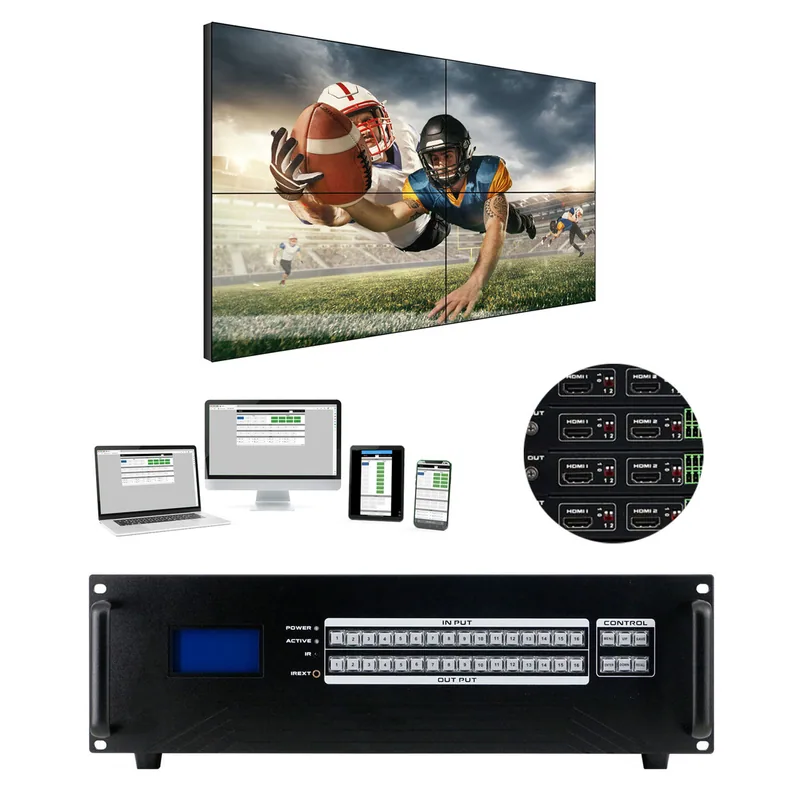 Wolfpack modular HDMI matrix rack-mount chassis